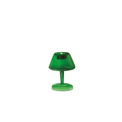 Tealight Vetro Lampada   Verde 1053G Medri