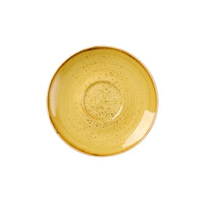 Piatto Per Tazza Cappuccino 15.6 cm Stonecast Mustard Yellow SMSSCSS1 Churchill